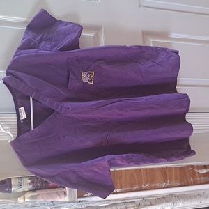 LSU scrub top